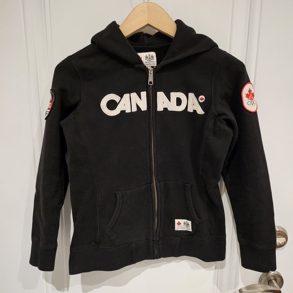 2010 Team Canada Olympic Kids Zip-Up Hoodie